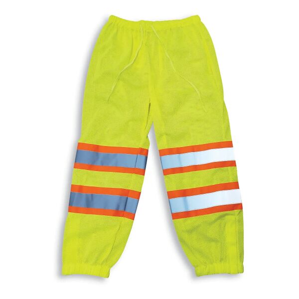 Big K Clothing - Lime Mesh Polyester Pant Thumbnail
