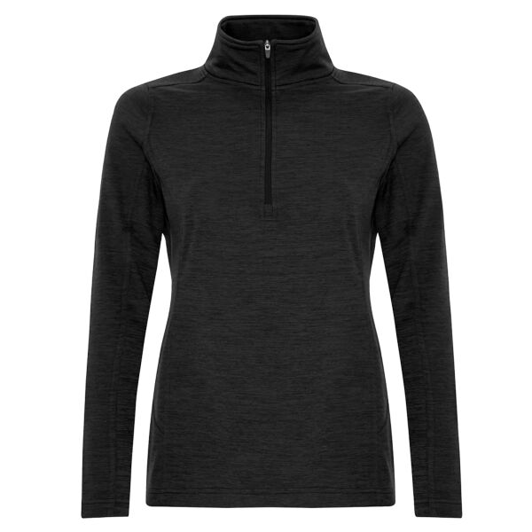 ATC™ DYNAMIC HEATHER FLEECE 1/2 ZIP LADIES' SWEATSHIRT. L2022 Thumbnail